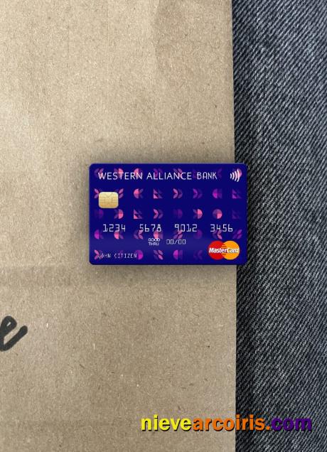 USA Western Alliance Bank mastercard photolook